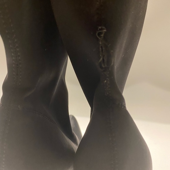 Stylish black sock booties. Very comfortable. - Picture 5 of 5